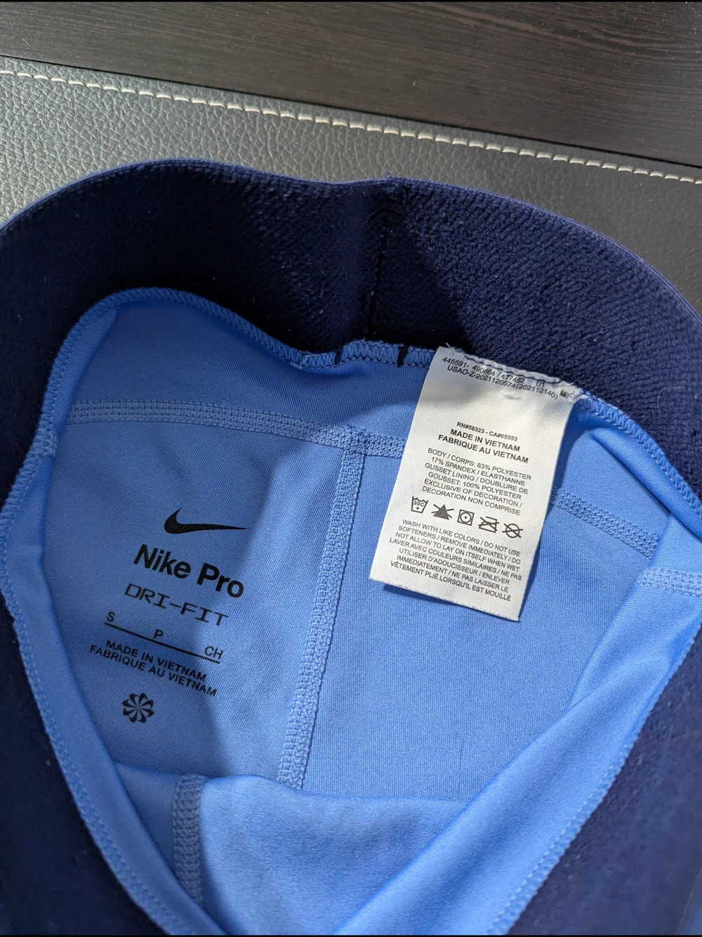 Nike Pro Kids Blue Compression Shorts